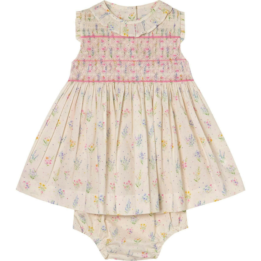 Hand-Smocked Baby Dress - Keilani