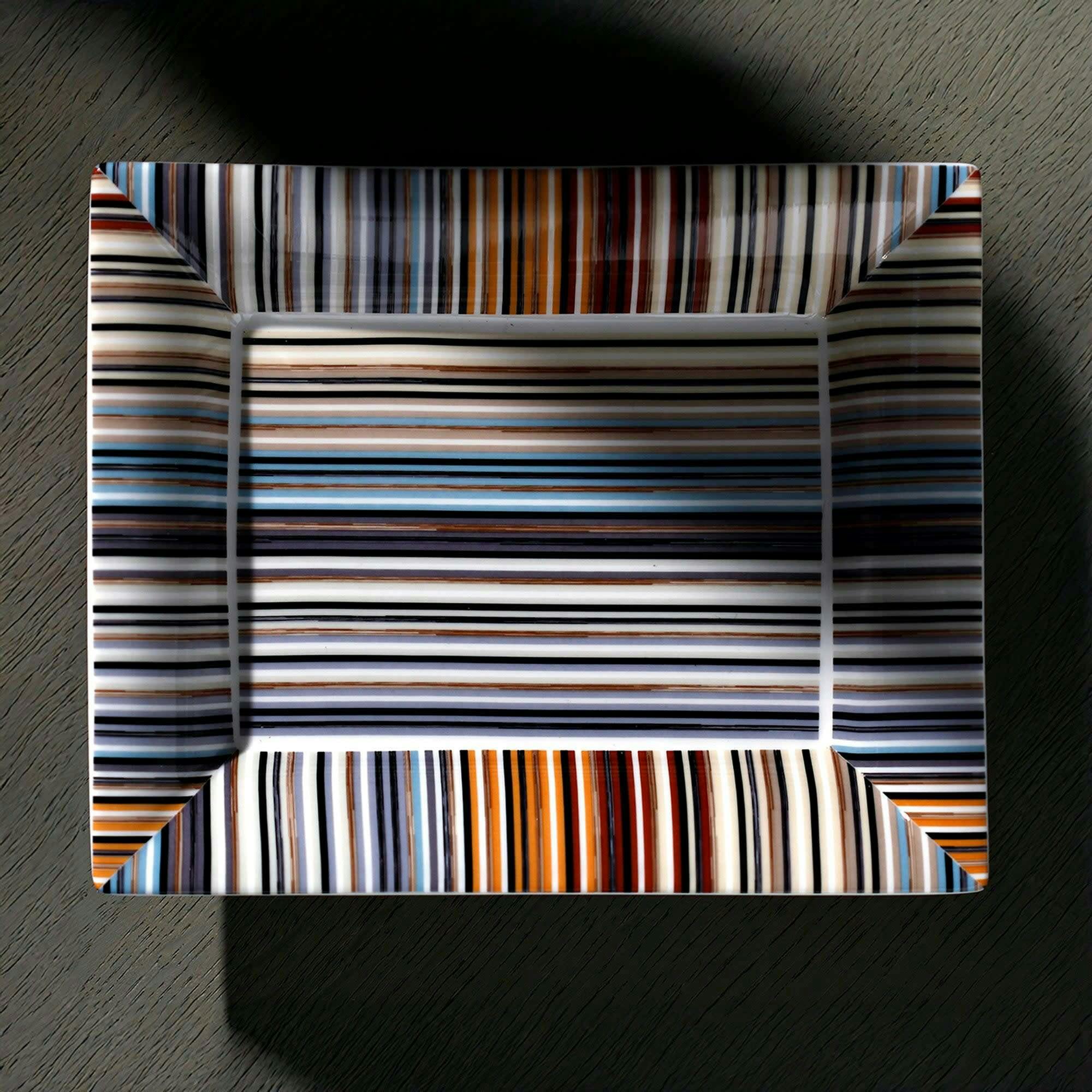 Tray Stripes Rectangular Large In Luxury Box Jenkins 148 8.5