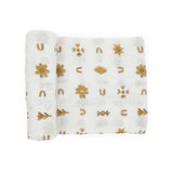 Cotton Muslin Swaddle Blanket - Conchos