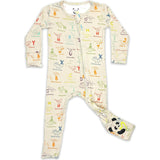 Dino ABC Bamboo Convertible Footie