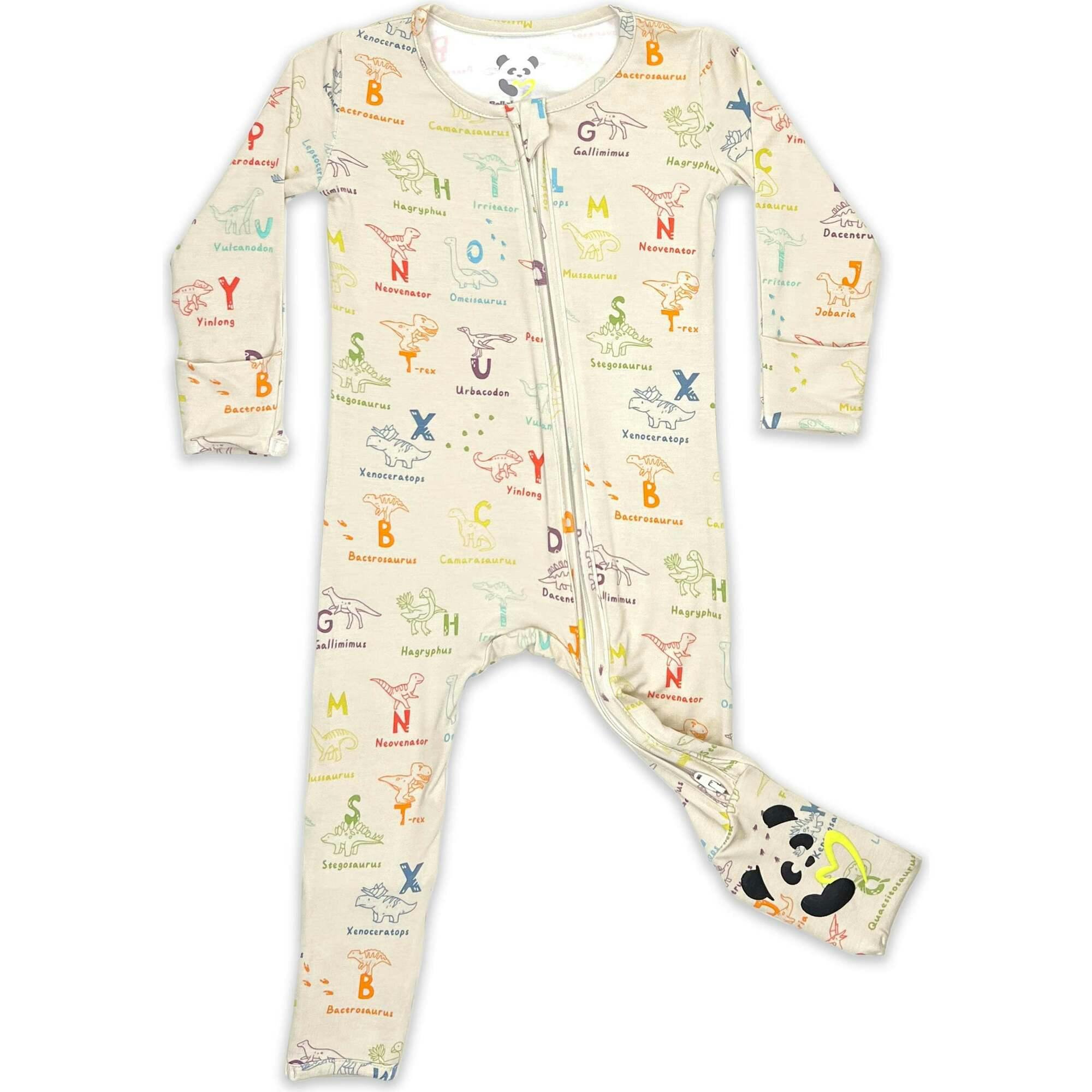 Dino ABC Bamboo Convertible Footie