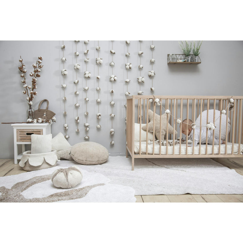 Cotton Ball Garland