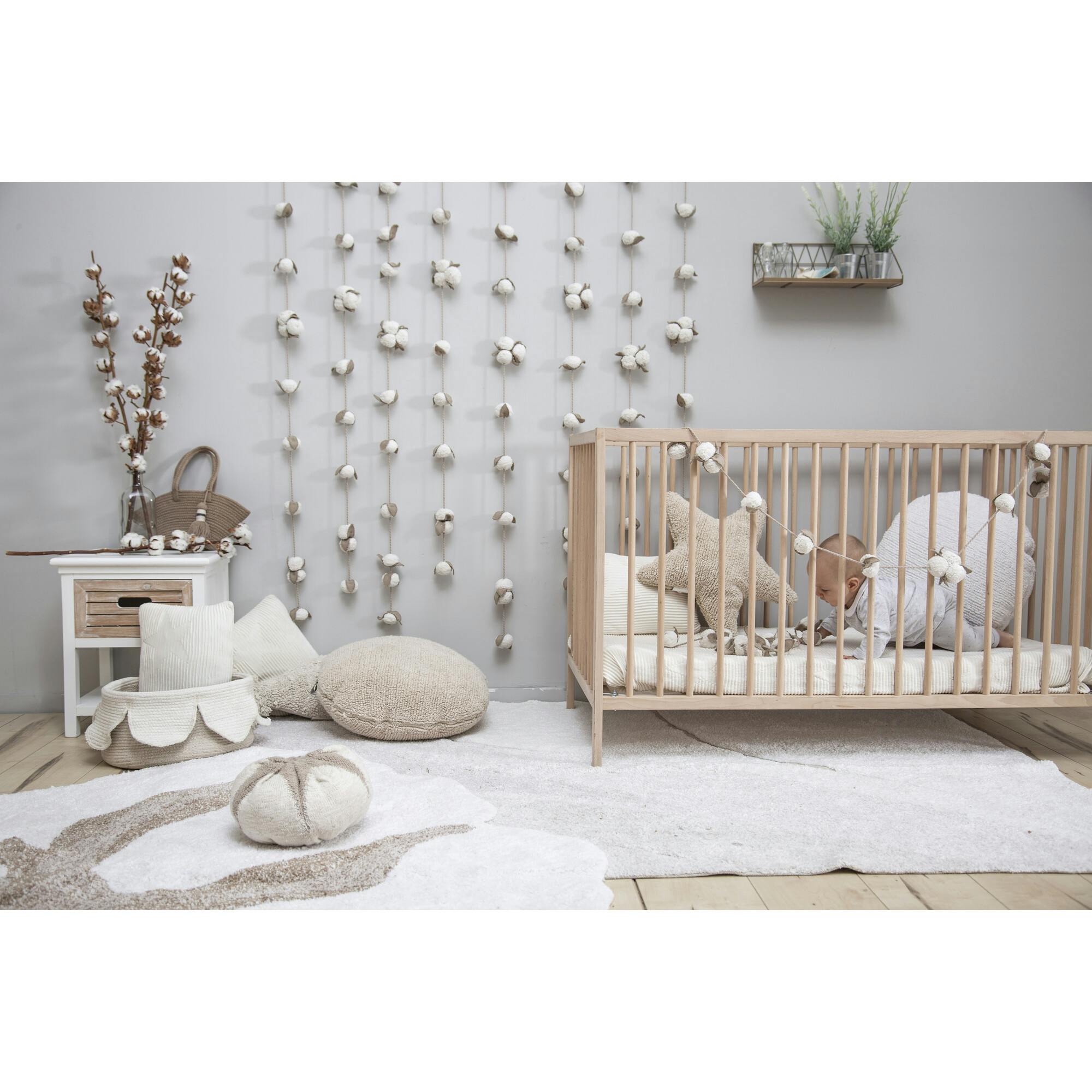 Cotton Ball Garland