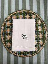 Set of 4 Handwoven Lido Verde Chargers