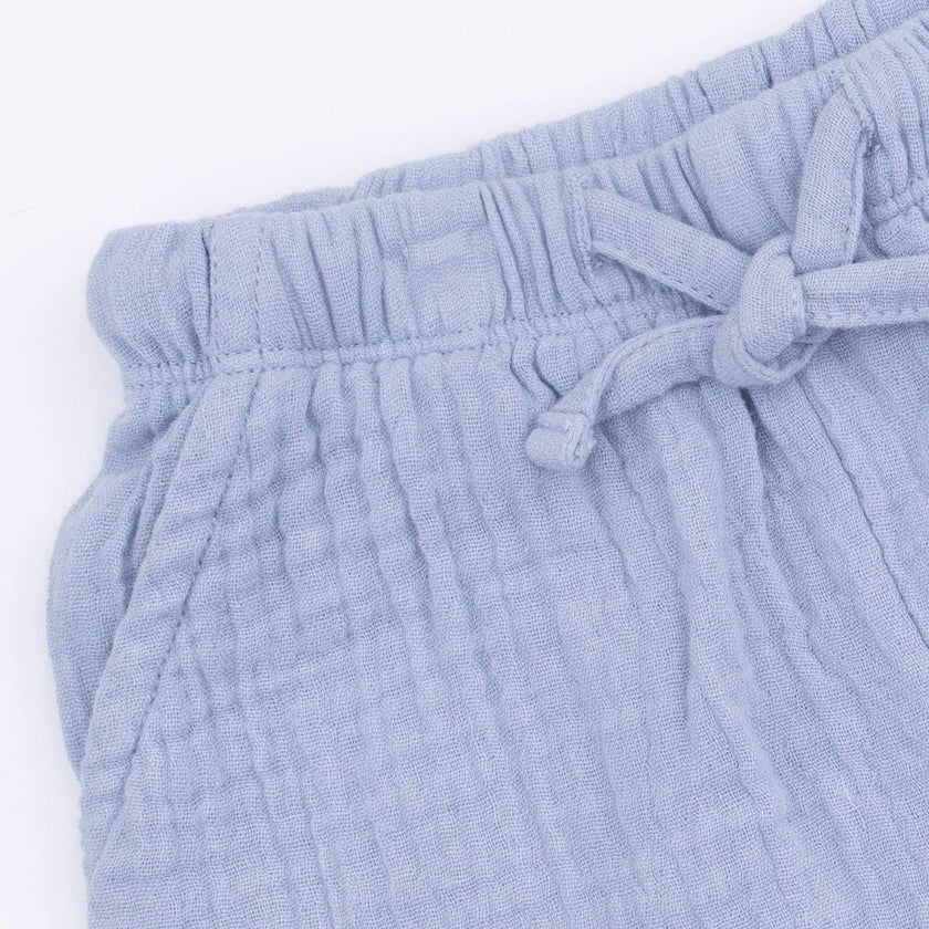 Sunny Sandcastles - Crew Neck Tee with Casual Short