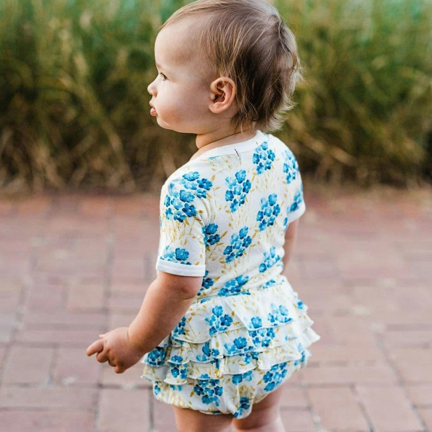 Honeycomb Bamboo Ruffle Bloomer