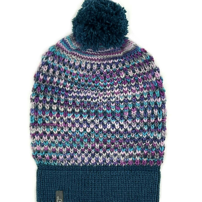 Kids Speckle Pom Pom Beanie