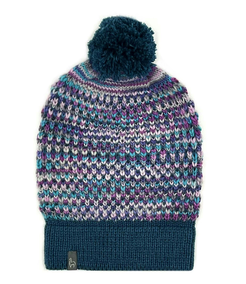 Kids Speckle Pom Pom Beanie