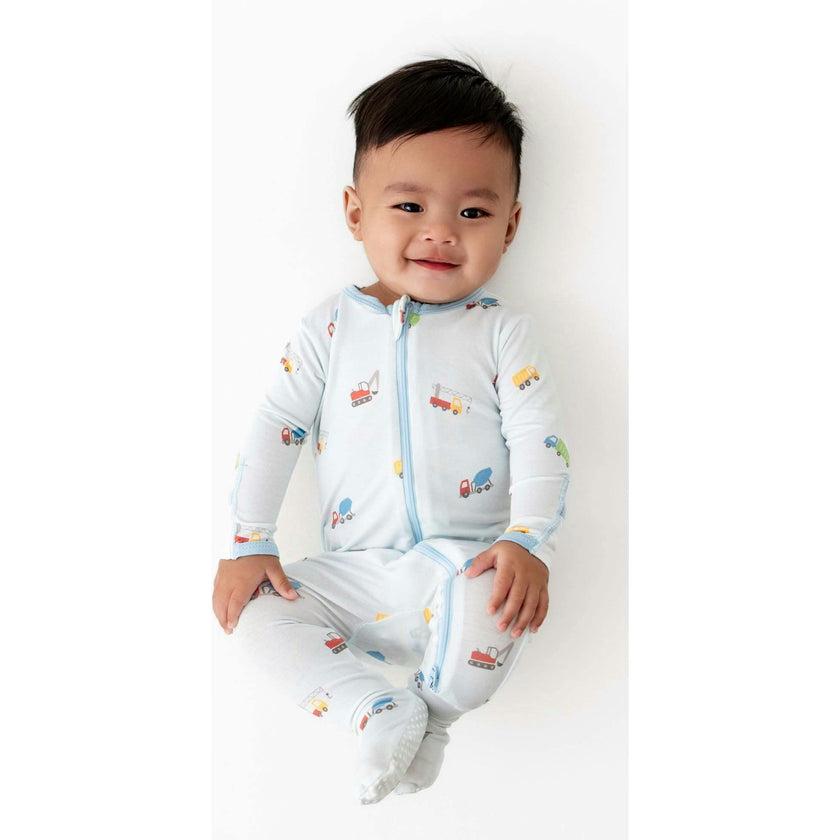 Trucks Zippered Footie