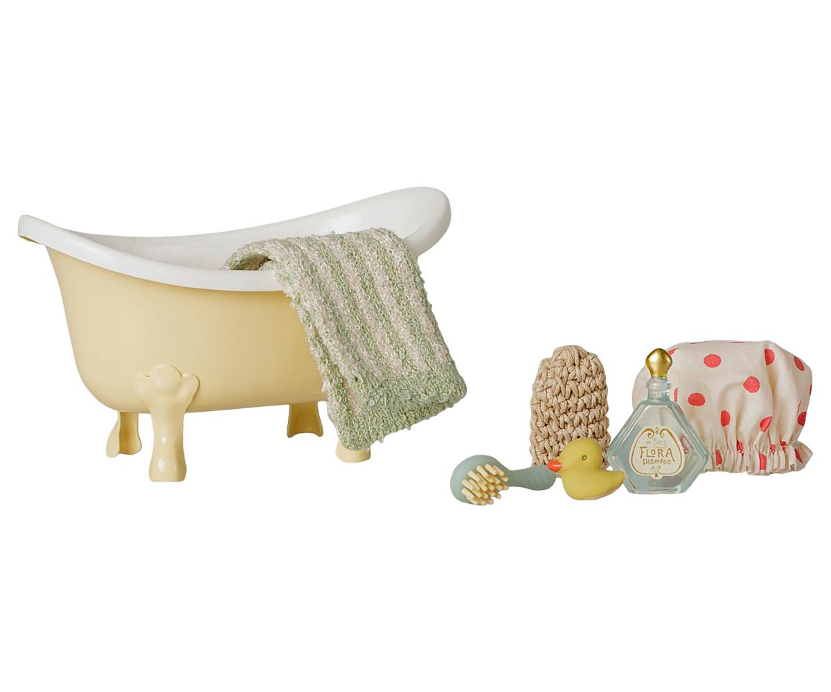 Bathtub set, Mouse - Yellow