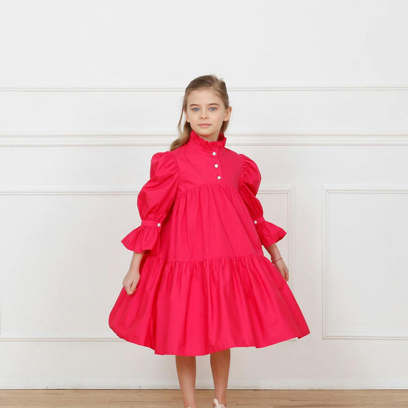 Eloise dress (hot pink)