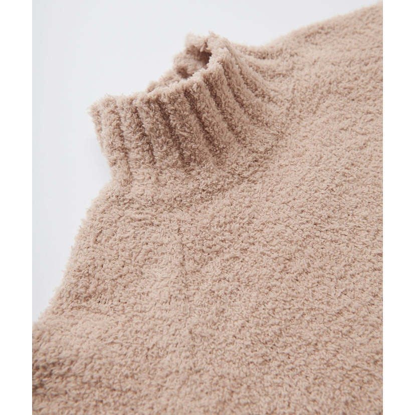 Baby Fuzzy Ribbed Neck Sweater