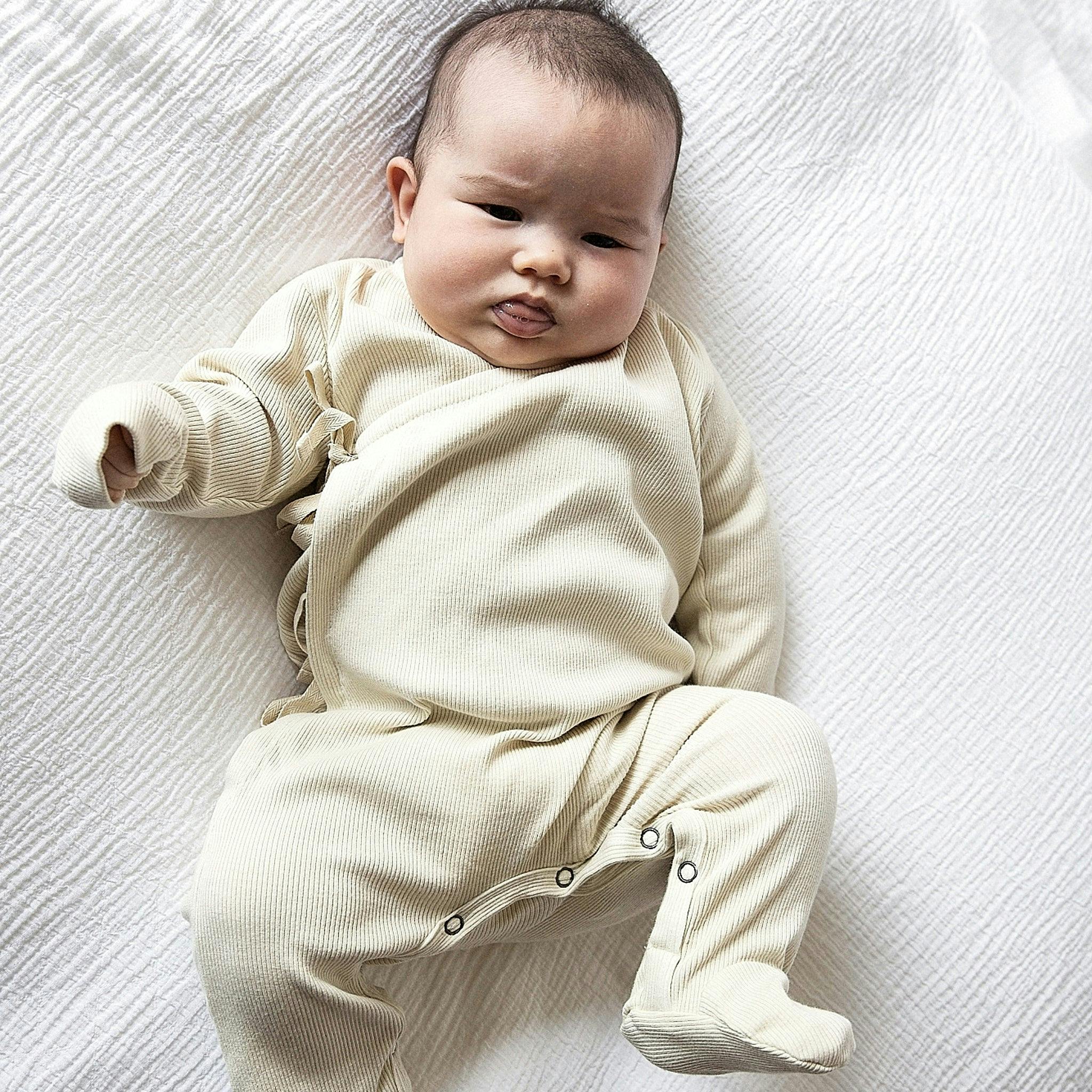 Baby Rib Kimono Onesie