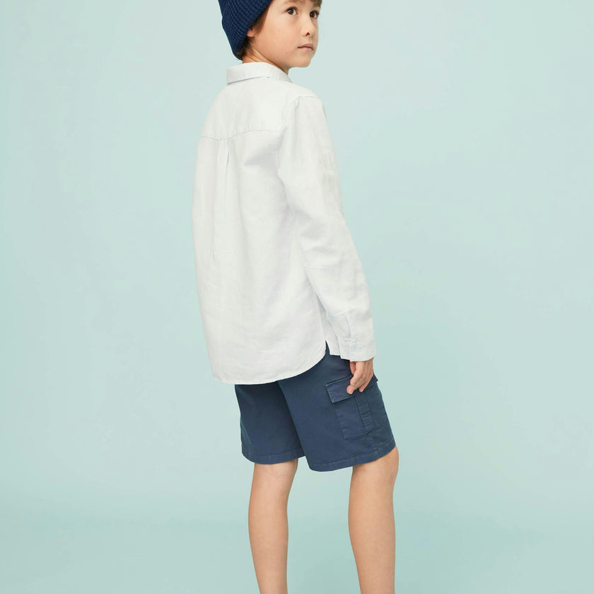 Linen Cotton Kaftan Shirt