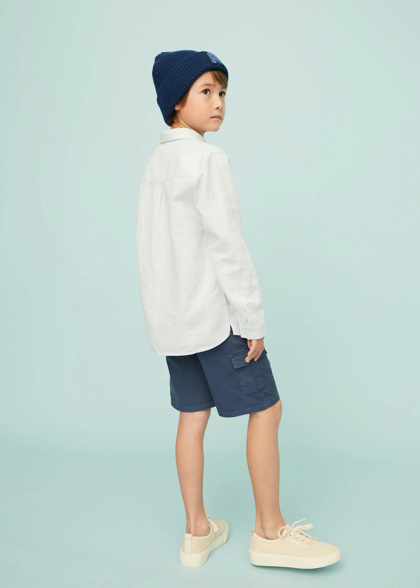Linen Cotton Kaftan Shirt