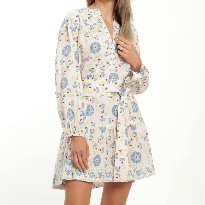 Sandra Dress - Pastel Cream