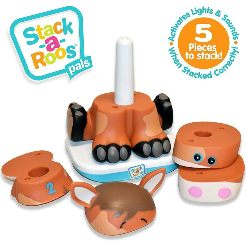 Stack-a-Roos Pals Nesting Stacking Toy w/ Lights & Sounds: Baby