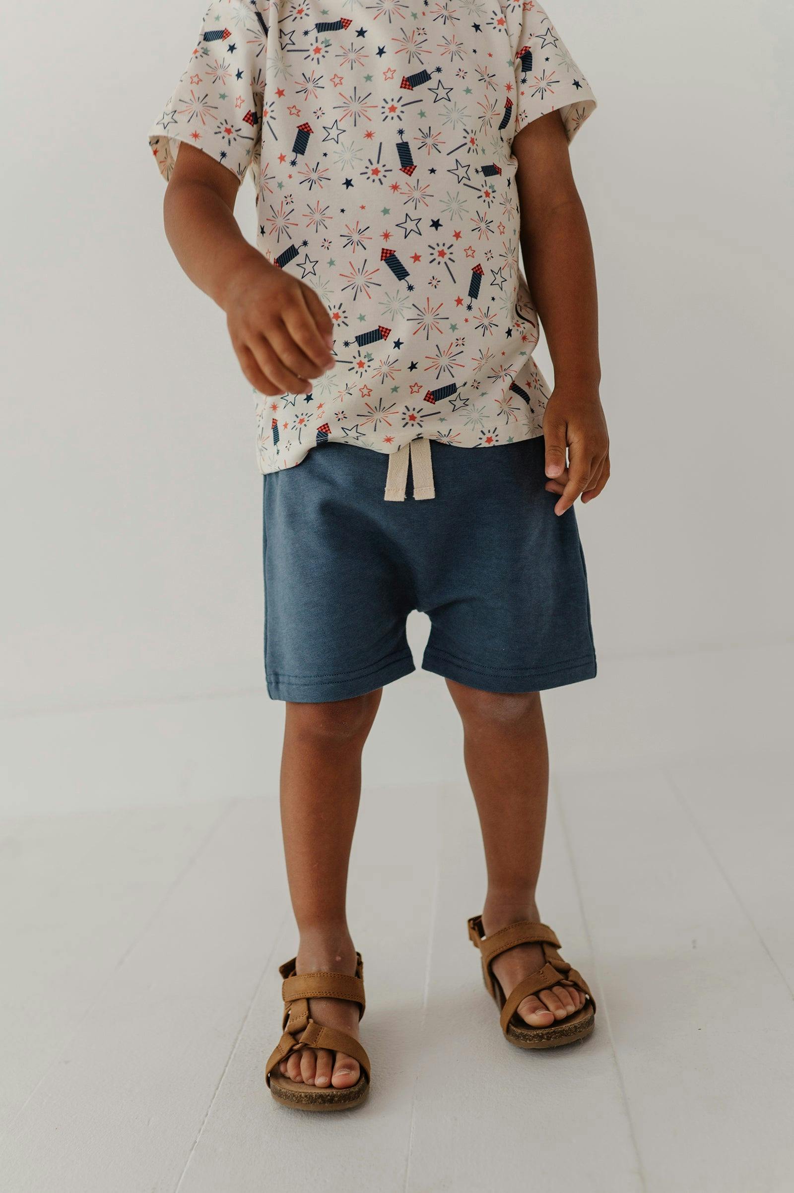 Boys Harem Shorts in Fireworks
