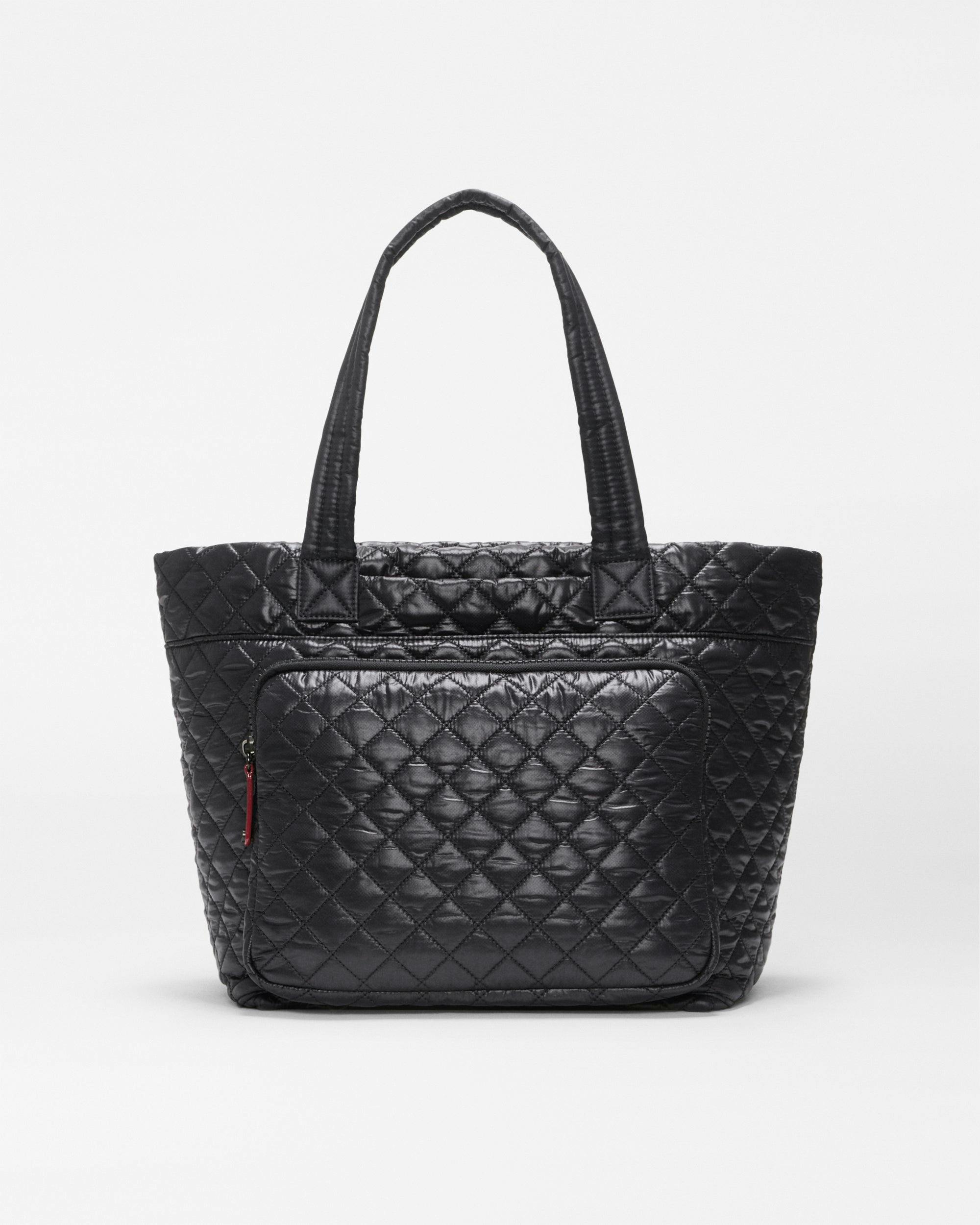 Black Medium Metro Travel Tote