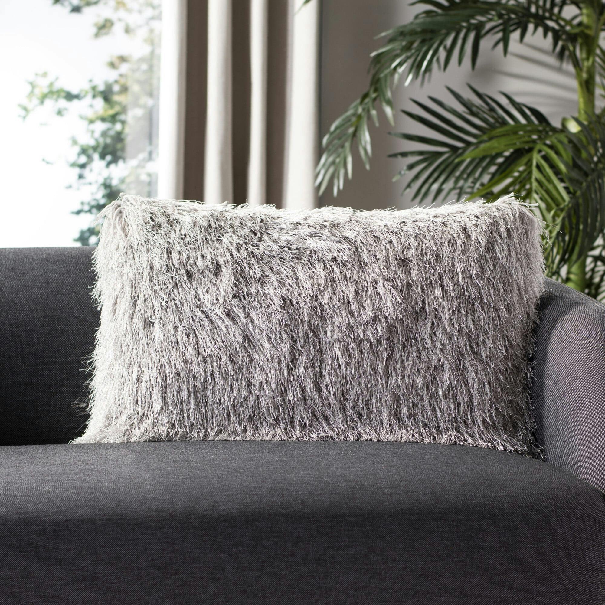 Shag Modish Metallic Pillow