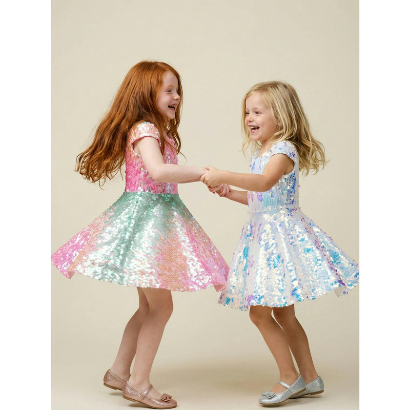 Sorbet Swirl Skater Dress