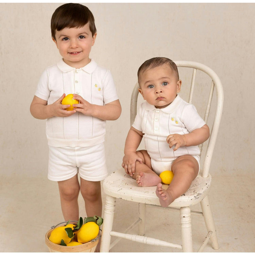 Boys Lemon Knit Set