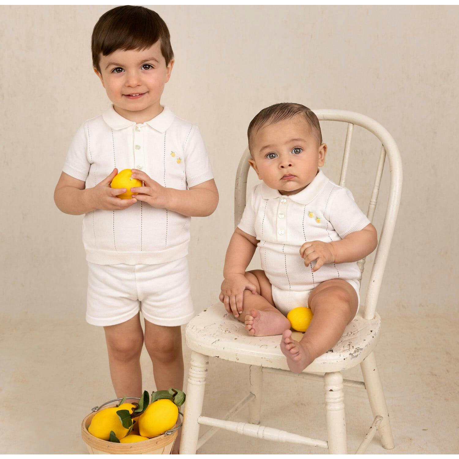 Boys Lemon Knit Set