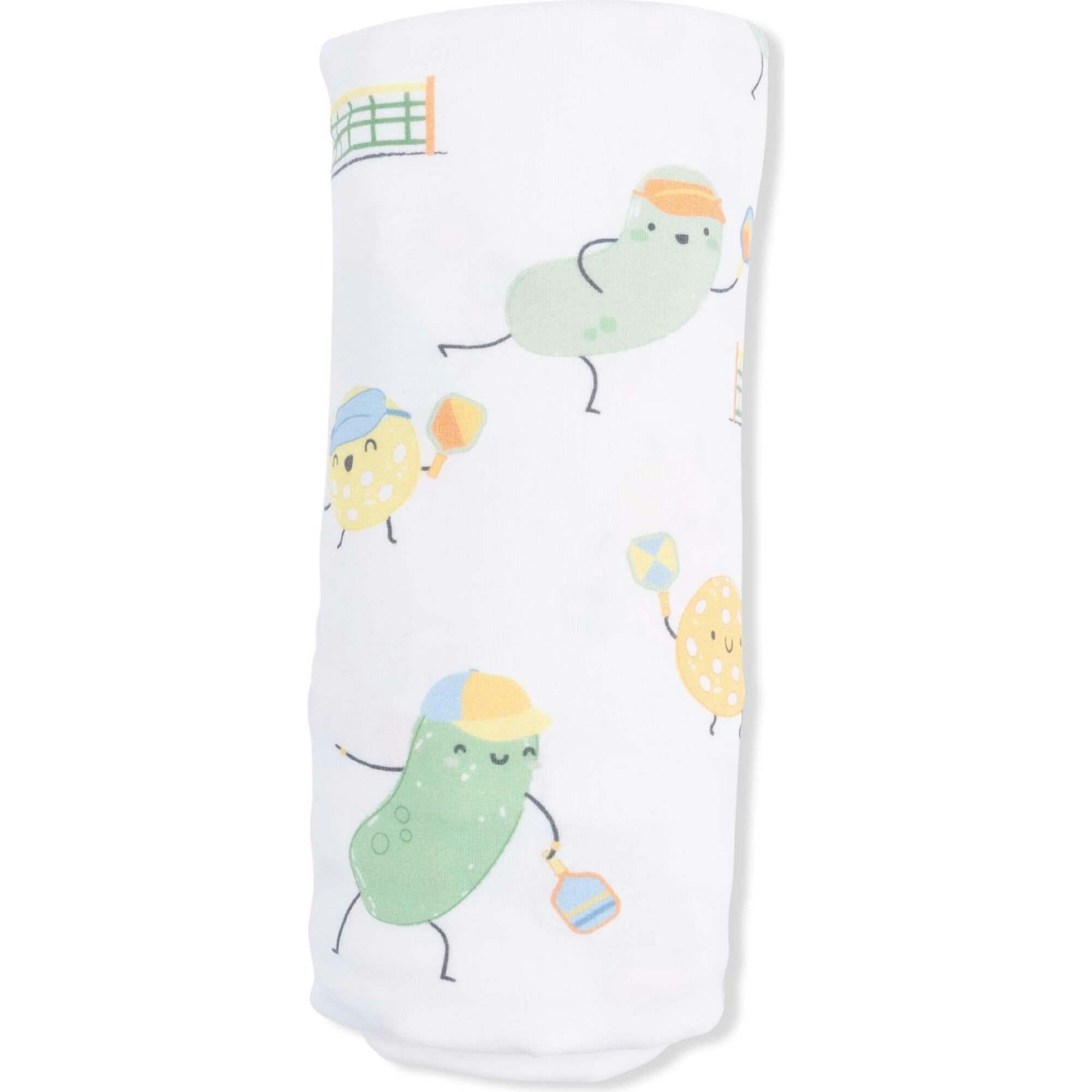 Pickles Playing Pickleball - Swaddle Blanket