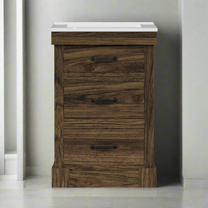 Teamson Home Donovan 24" Single Bathroom Vanity with Two Drawers