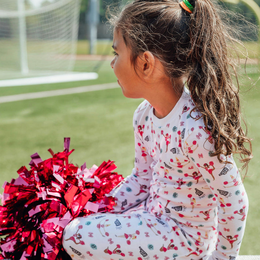The Organic Long Sleeve Pajama Set [Cheer]