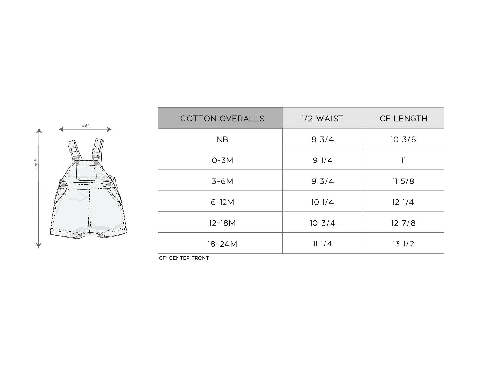 Baby Cotton Overalls Set