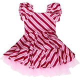 Mini Scottie Dress in Candy Cane Stripes