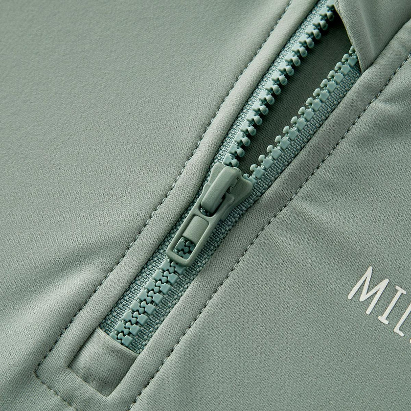 Mint Lobster Zipper Top & Swim Trunks