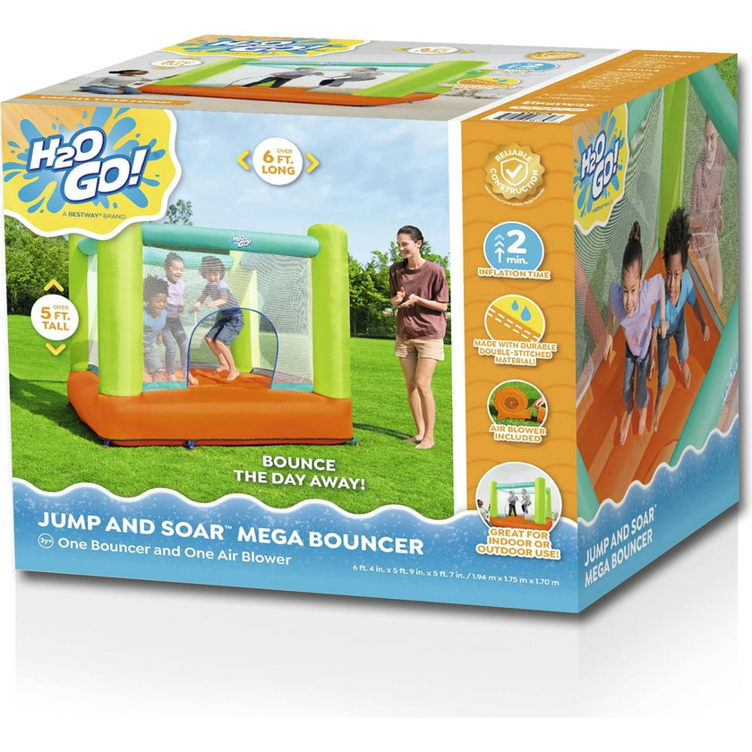 H2OGO! Jump and Soar Kids 5'7" Inflatable Mega Bouncer