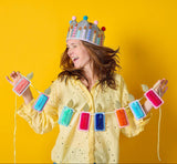 Make A Wish Honeycomb Candle Banner