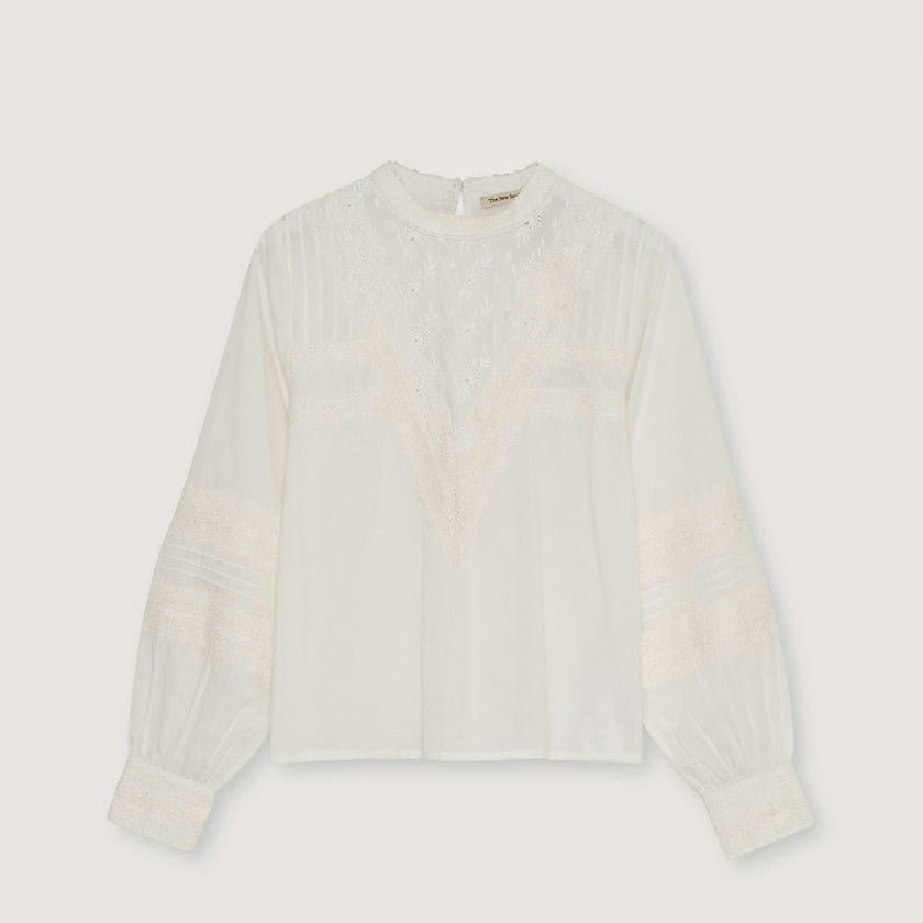 Perla Woman Blouse Moonlight White