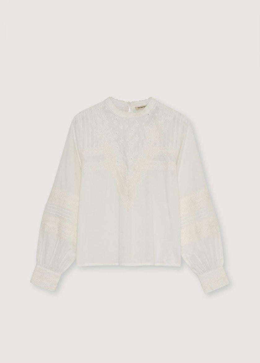 Perla Woman Blouse Moonlight White