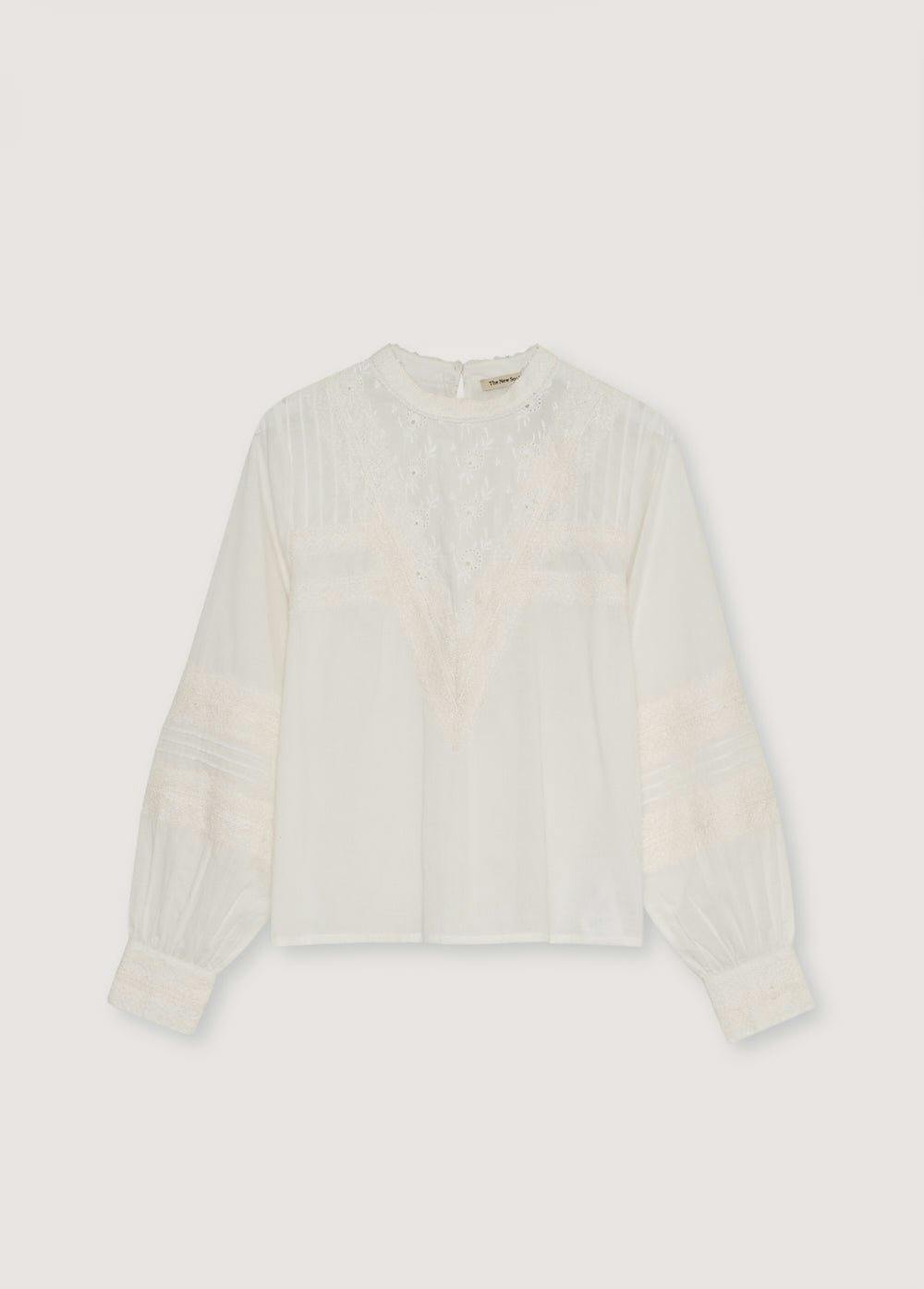 Perla Woman Blouse Moonlight White