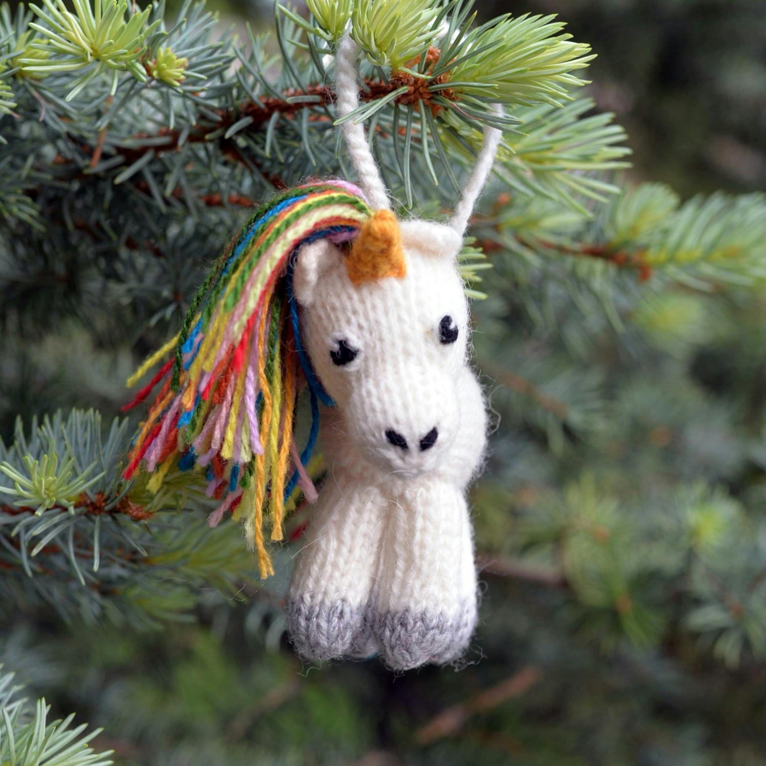 Unicorn Holiday Ornaments