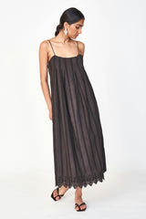 Zuma Dress in Black Vine Eyelet