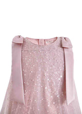 Pink Sequin Feather Dress