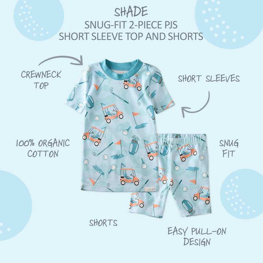 SHADE Snug-fit 2-Piece Toddler Pajamas for Boys & Girls