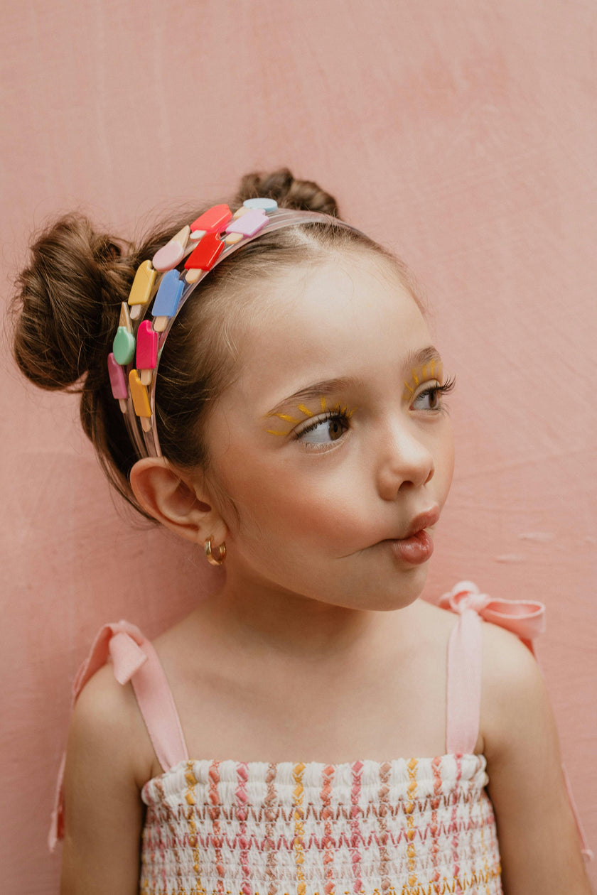 Popsicle Vibrant Satin Colors Headband