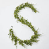 Seeding Winter Juniper Berry Greenery Classic Christmas Garland Holiday Table Runner