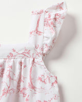 Girl's Twill Clara Nightgown in Pink Timeless Toile