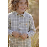 Plaid Long Sleeve Button-Down Shirt