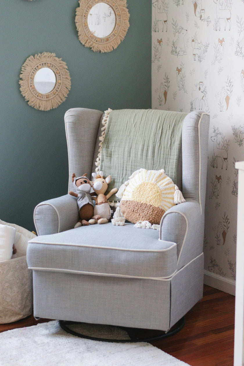 Ezra Woodland Nursery Wallpaper