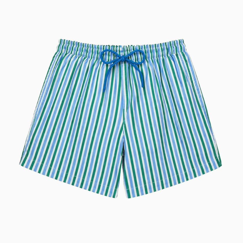 Green Stripe Bravo Baby Boy Swim Short