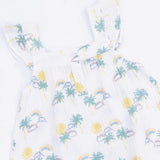 Palm Trees and Rainbows - Sundress and Bloomer