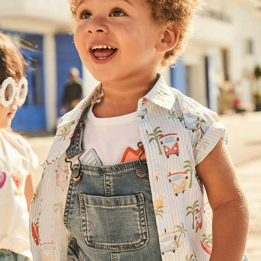 Summer Surfboard Buttondown Shirt